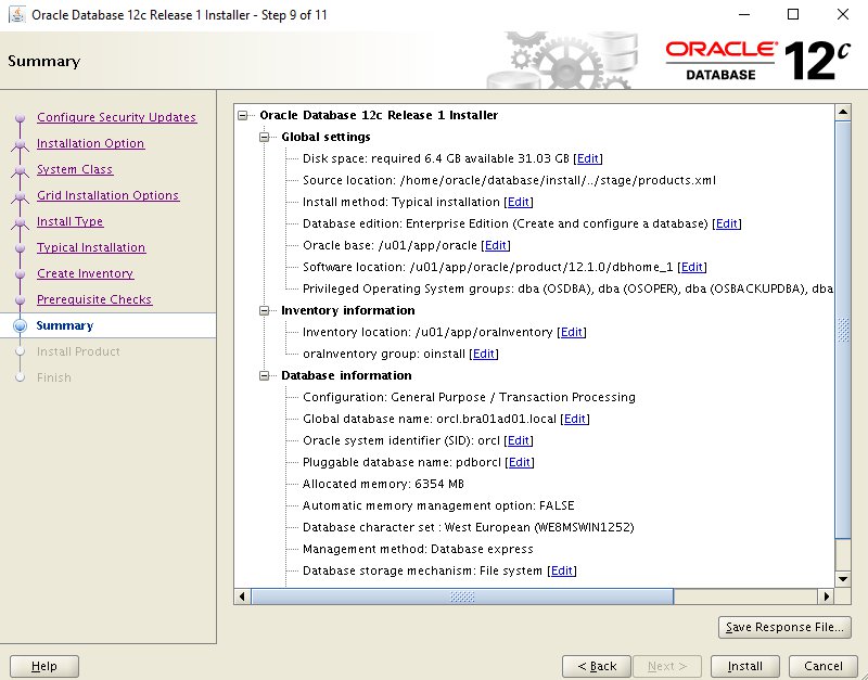 Oracle universal installer 12 как пользоваться